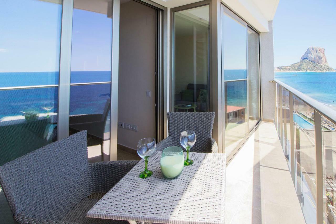 Beautiful Frontline Apartment Melioria With Panoramic Seaview Calpe Luaran gambar